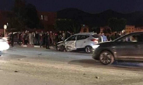 حادثة سير مروعة تُخلّف 7 جرحى باشتوكة آيت باها