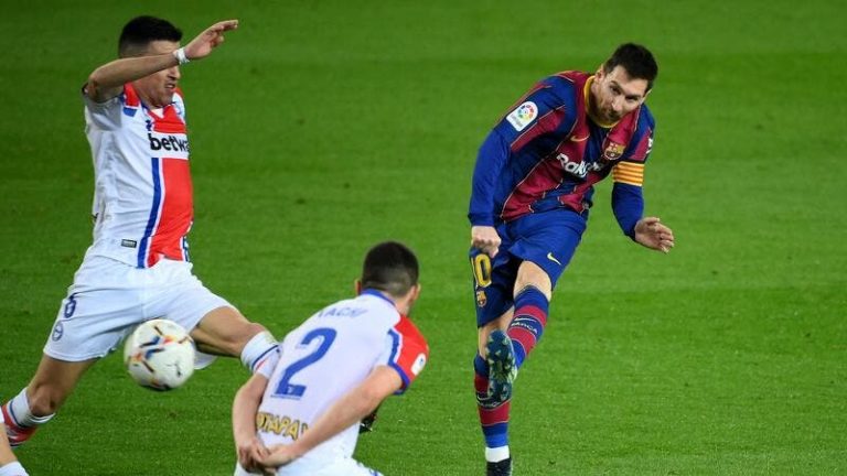 بالفيديو..برشلونة يكتسح آلافيس بخماسيةفي الدوري الإسباني