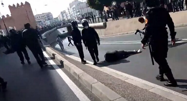 وسائل إعلام محلية” تصف تدخل الأمن لفض مسيرات احتجاجية لأساتذة”بأنها “دامية ومرعبة” (فيديو)