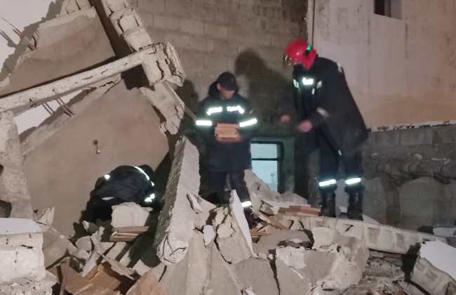 انهيار صومعة مسجد على المصلين في أسفي جنبوب المغرب (فيديو )
