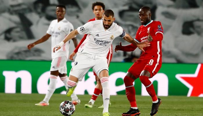 ريال مدريد إلى نصف نهائي دوري أبطال أوروبا بعد تعادل أمام ليفربول الإنجليزي