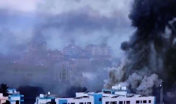 غارات إسرائيلية على مواقع للمقاومة الفلسطينية في غزة وتعزيزات عسكرية بمحيط القطاع