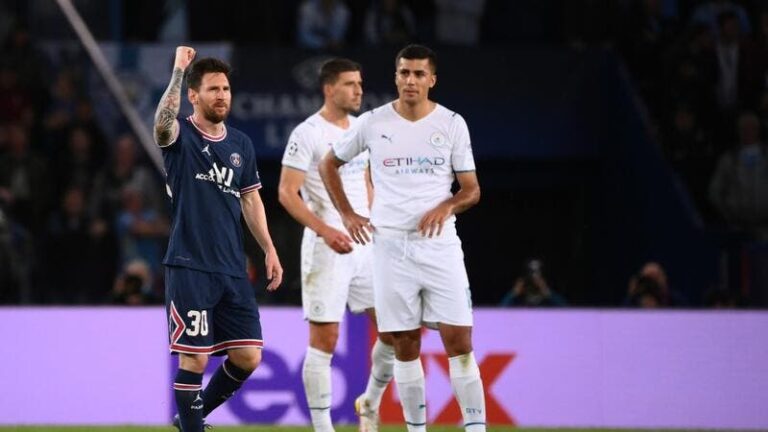 باريس سان جرمان يفوز على مانشستر سيتي بهدفين نظيفين في دوري أبطال أوروبا