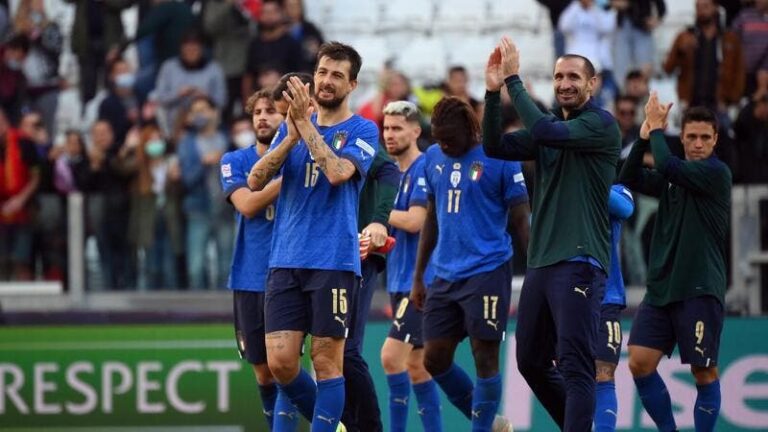 إيطاليا تهزم بلجيكا وتحتل المركز الثالث في دوري الأمم الأوروبية (فيديو)