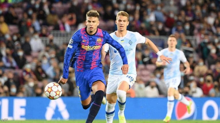 برشلونة الإسباني يفوز على ضيفه دينامو كييف الأوكراني بهدف نظيف في دوري أبطال أوروبا