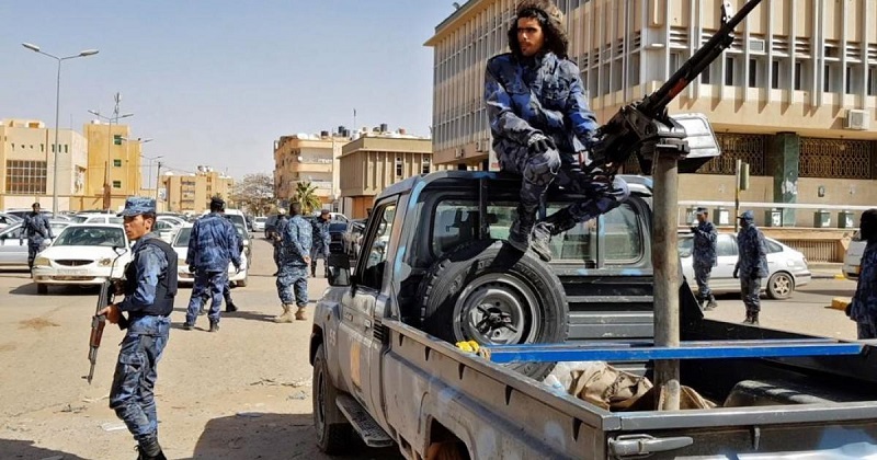 مجموعة مسلحة أغلقت محكمة الاستئناف في سبها لعرقلة النظر في طعن سيف الإسلام القذافي الانتخابي