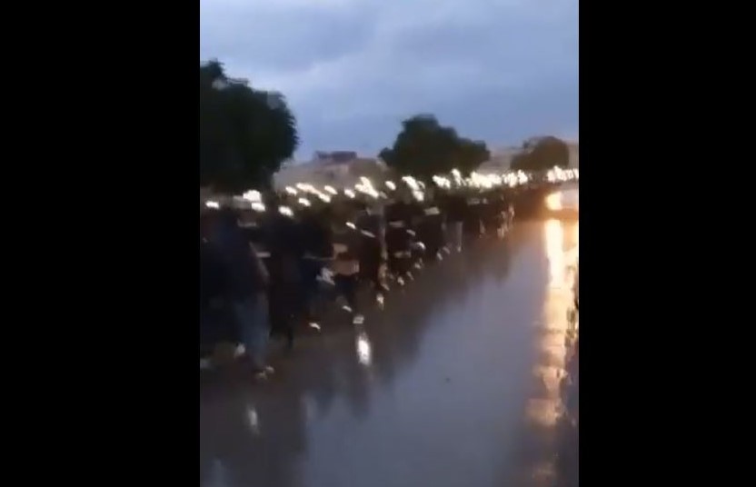شاهد..مسيرات طلابية بمكناس مهيبة تتشح بالسواد حداداً ضد وزارة “بنموسى