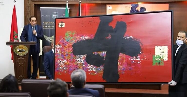 مزاد الرباط تبيع 125 لوحات فنيه لفنانين تشكيليين مغاربة لفائدة بيت مال القدس