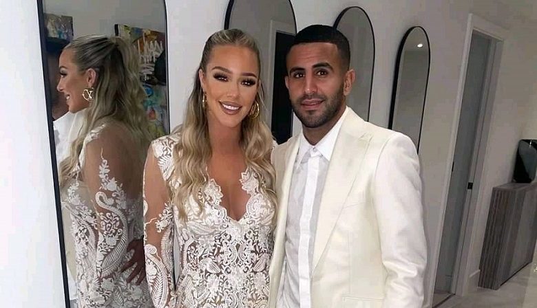 بالصور.. رياض محرز يعلن زواجه من صديقته البريطانية Taylor ward عارضة أزياء وفق الشريعة الإسلامية...