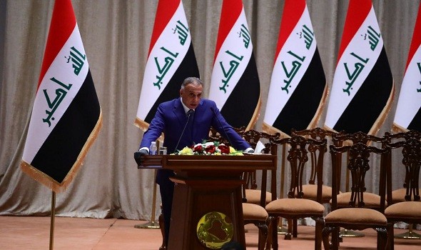 الكاظمي يستنكر قصف المعسكرات العراقية ويصفها بـ