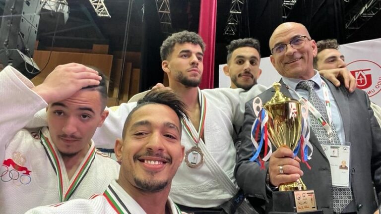 المنتخب المغربي للجودو يحصل على المركز الثالث فئة الكبار ذكور بالبطولة العربية المقامة بالاردن