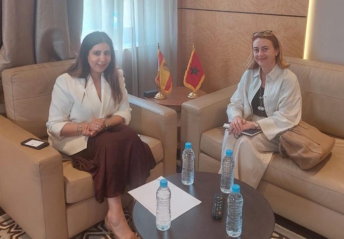 رئيسة لجنة الخارجية بالبرلمان تستقبل ماريا أنجيلا المستشارة السياسية للسفارة الإسبانية بالرباط