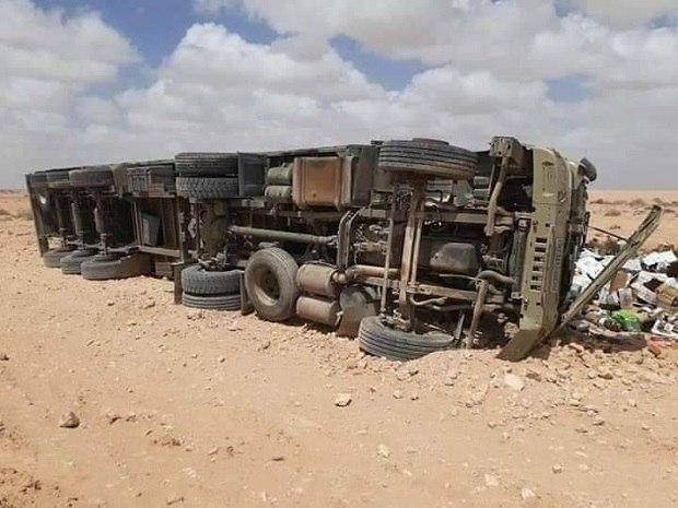 وفاة سبعة أشخاص إثر انقلاب شاحنة عسكرية جنوب المغرب