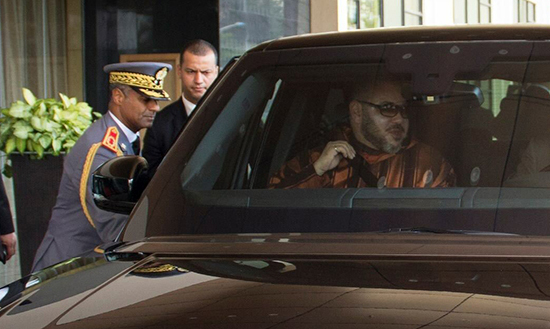 توقيف معترضي سيارة الملك المفدى محمد السادس أواخر شهررمضان بسلا