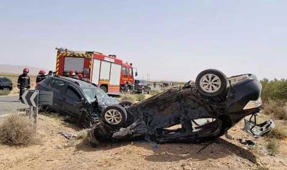 انقلاب حافلة لنقل المسافرين قرب خريبكة وأنباء عن وفاة 17 شخصاً