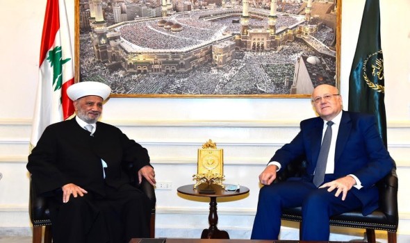 مفتي الجمهورية اللبنانية يؤكد أن شغور منصب الرئاسة اللبنانية مرفوض وخطير