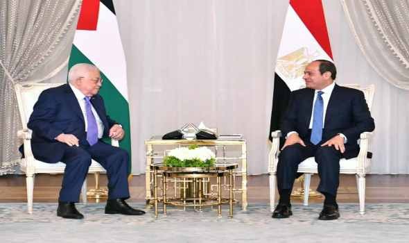 قمة مصرية - فلسطينية تجمع السيسي وأبو مازن وتؤكد على ضرورة إنهاء الانقسام وتوحيد الصف