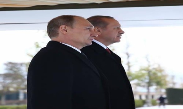 الرئيس الروسي يستقبل إردوغان في سوتشي الاثنين