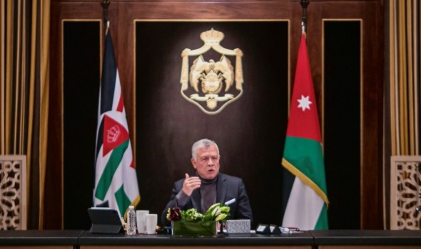 ملك الأردن يؤكد على ضرورة وقف الحرب