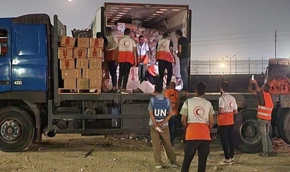 الهلال الأحمر الفلسطيني يُشيد بدور مصر في تقديم المساعدات الإنسانية لقطاع غزة