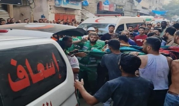 وزارة الصحة الفلسطينية تُعلن أن قوات الاحتلال الإسرائيلي تُواصل حصار مستشفى ناصر في خان يونس والأمل