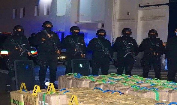 الأمن الوطني المغربي يٌعلن إجهاض عملية تهريب شحنة مهمة من المٌؤثرات العقلية بالدار البيضاء
