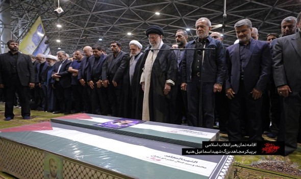 تشييع إسماعيل هنية في طهران ومظاهرات في إسطنبول وتونس والرباط تنديداً باغتياله