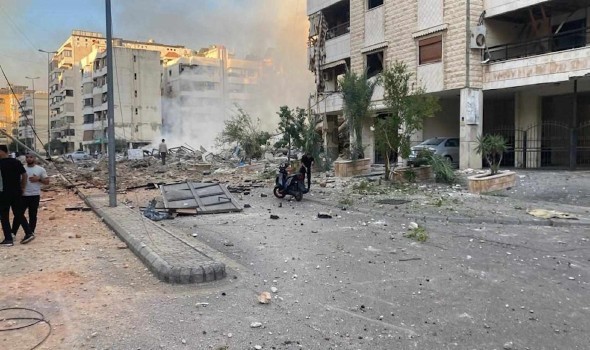 وزير الخارجية الفرنسي يصّل إلى لبنان برغم الغارات الإسرائيلية الكثيفة بالمنطقة