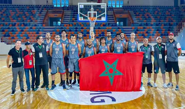 المنتخب الوطني المغربي لكرة السلة يستعد بالرباط