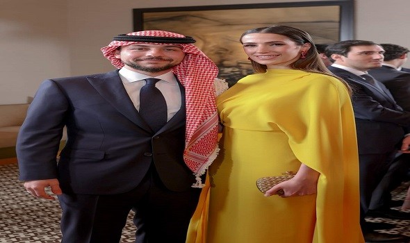 الأمير الحسين والأميرة رجوة يحضران خطاب العرش السامي للملك عبدالله