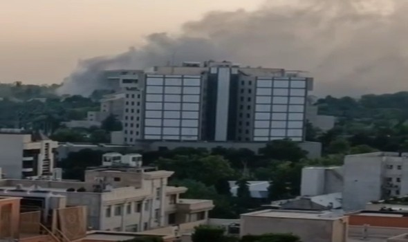 وقف البث المباشر للتلفزيون الإيراني الرسمي بعد غارة إسرائيلية