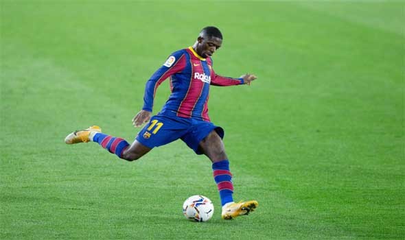 ديمبيلي في مرحلة التعافي وغيابه مؤكد عن لقاء ستراسبورغ في الدوري الفرنسي