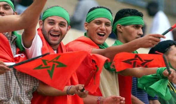 الجماهير المغربية تزين المدرجات دعما للأشبال في نهائي المونديال