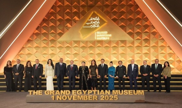 انطلاق حفل افتتاح المتحف المصري الكبير بحضور السيسي و79 وفداً دولياً
