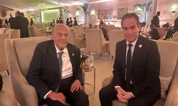 المسلماني يلتقي مجدي يعقوب في المتحف الكبير لمناقشة إنتاج مسلسل عن حياته