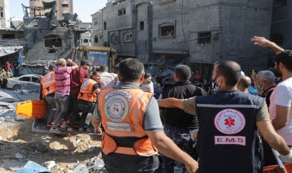 وفاة 11 شخصاً وانهيار منازل جراء المنخفض الجوي في قطاع غزة