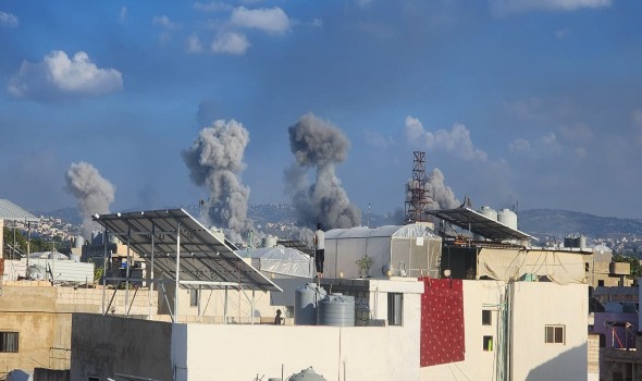 غارات إسرائيلية تستهدف عددا من المناطق في جنوب لبنان