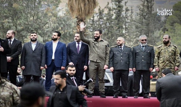 ظهور احمد الشرع في شارع المزة بعد شائعة تعرضه لحادث