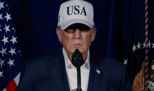 ترامب يعلن تدمير الأسطول البحري الإيراني ويؤكد تأمين مضيق هرمز أمام ناقلات النفط