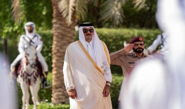 أمير قطر بعد إتصال من ترامب يحث على تغليب الحلول السياسية والحوار بين كافة الأطراف بما يرسخ الأمن والاستقرار الإقليمي